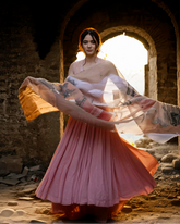 Qasr Angrakha Kurta with Sharara Set