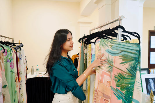 From Our Mother’s Trousseau to Today’s Trends: The Timeless Art of Hand Painting on Fabric