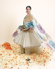 Anarkali Set - Phool Patti