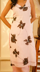 Florale – Soft Blush Pink Hand-Painted Floral Kurta