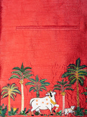 Pichhwai Bandi – Handcrafted Silk Jacket with Embroidery