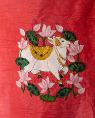 Pichhwai Bandi – Handcrafted Silk Jacket with Embroidery