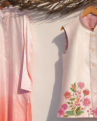 Ornate Prince – Handcrafted Gaji Silk Men’s Ensemble with Embroidery