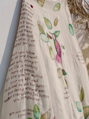 Ink & Ivory – Custom Hand-Painted Viscose Organza Lehenga